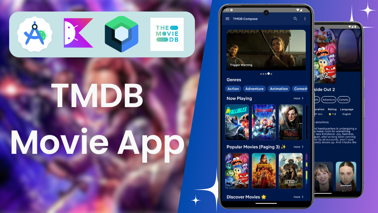 TMDB Movie App with Jetpack Compose &amp; TMDB API | Full App Demo &amp; Source Code | Kotlin