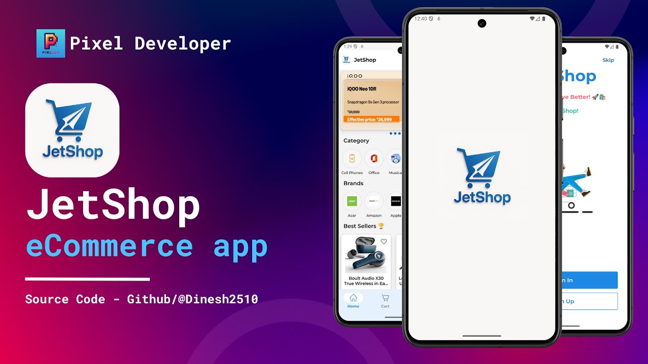 JetShop: E-commerce App with Kotlin Multiplatform | Jetpack Compose | Compose Multiplatform